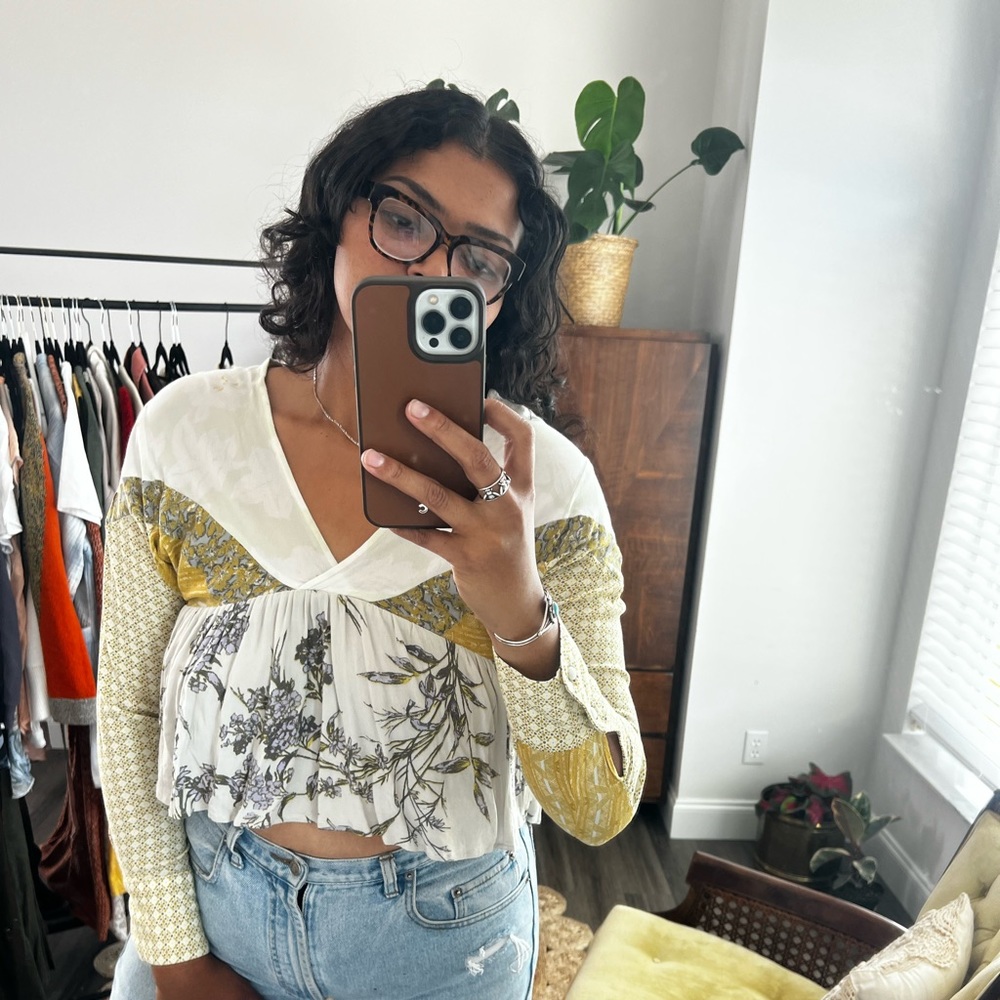 Free People Aloha State of mind blouse